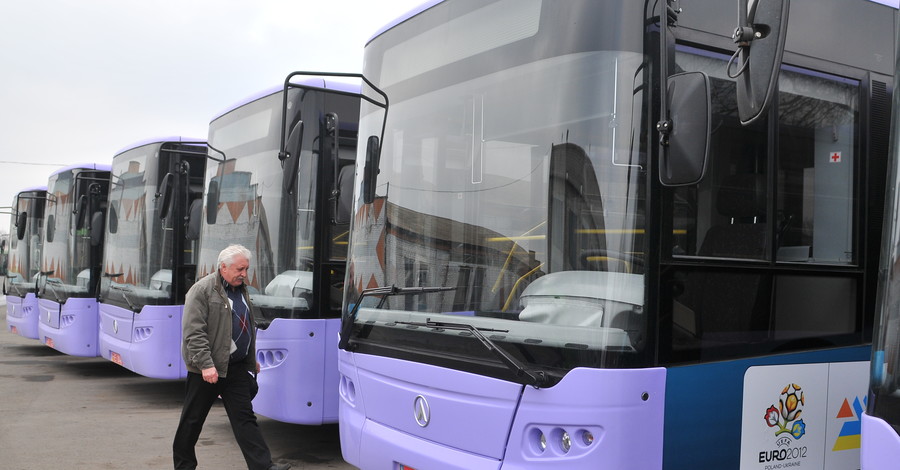 В Донецке обкатывают ЕВРОавтобусы 