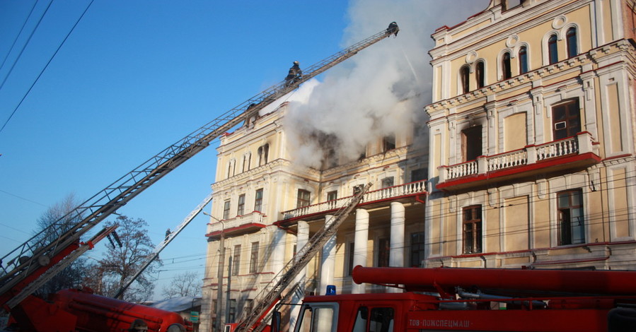 В Луганске сгорел дом Васнева 