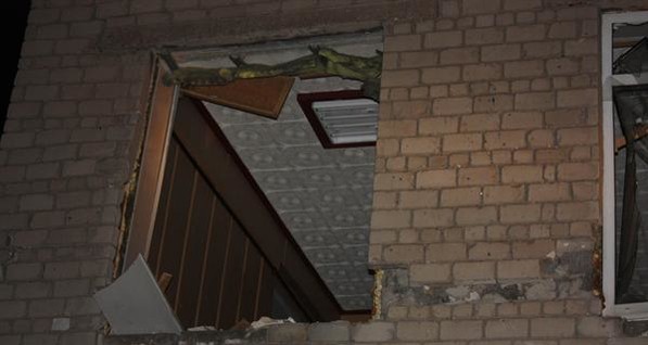 Не исправная кухонная плита устроила взрыв газа в центре Донецка  