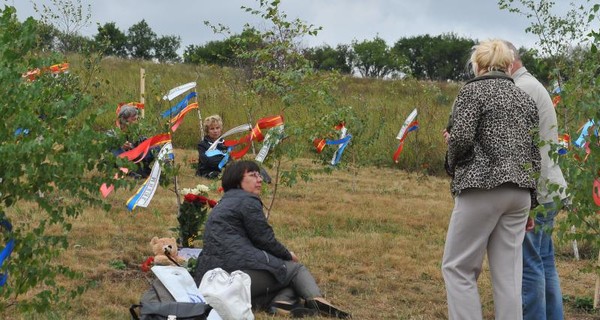 В Донецкой области прошла панихида в память о падении самолета Ту-154 