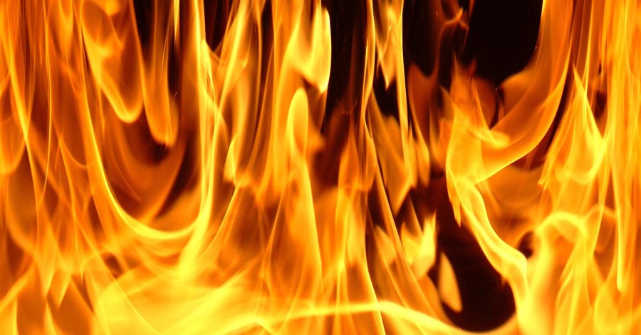 Сегодня в Донецке заживо сгорел мужчина
