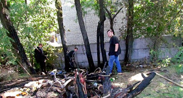 Донбасские бродяги чуть не подожгли бомбоубежище