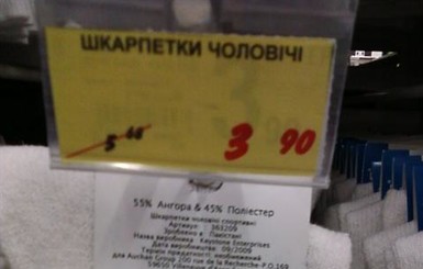 В Донецких супермаркетах завышают цены, а потом делают 