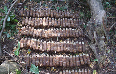 На Славкурорте нашли склад боеприпасов