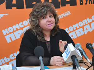 Заместитель начальника управления труда и социальной защиты населения Донецкой ОГА  Елена Токарева: 